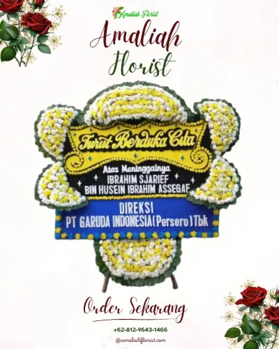 Papan Bunga Duka di Sukanegara